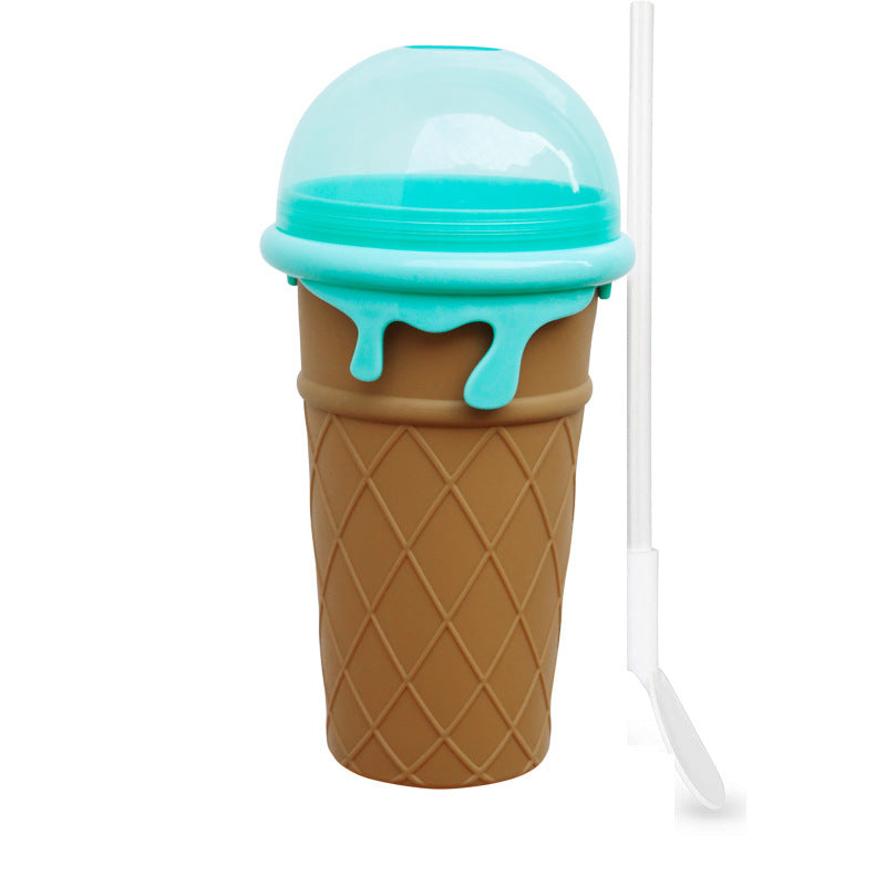 Quick-Freeze Slushy Maker Cup – 500ml Portable Ice Cream & Smoothie Cup