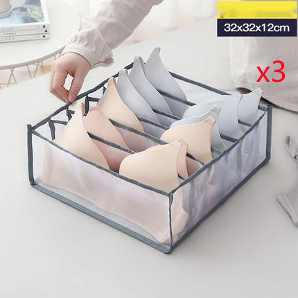 Non‑Woven Underwear Storage Box – Foldable Drawer Organizer for Bras, Socks & Underwear