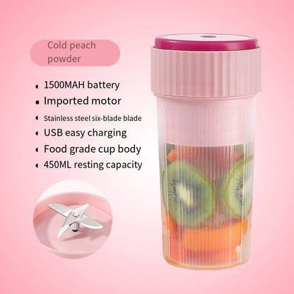 Portable Electric Fruit Juicer Cup - Handheld Design