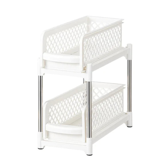2-Tier Kitchen Storage Rack Organizer – Multi-Purpose Countertop Shelf