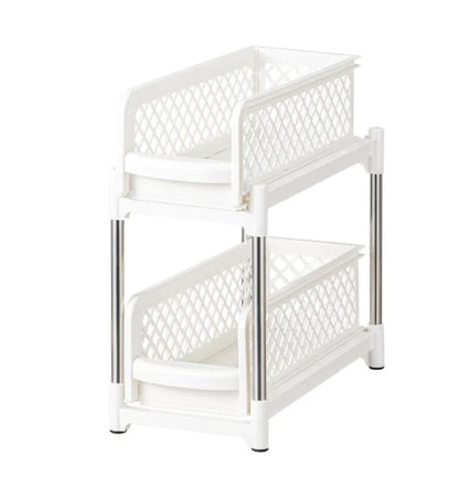 2-Tier Kitchen Storage Rack Organizer – Multi-Purpose Countertop Shelf