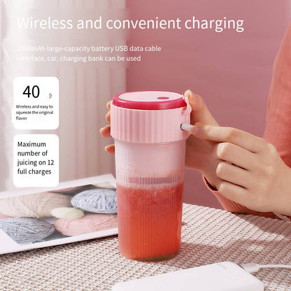 Portable Electric Fruit Juicer Cup - Handheld Design