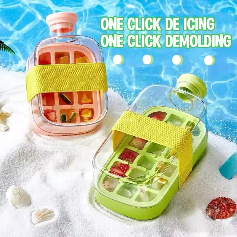 Instant Cooling Cup – Portable One-Click Ice Maker Bottle