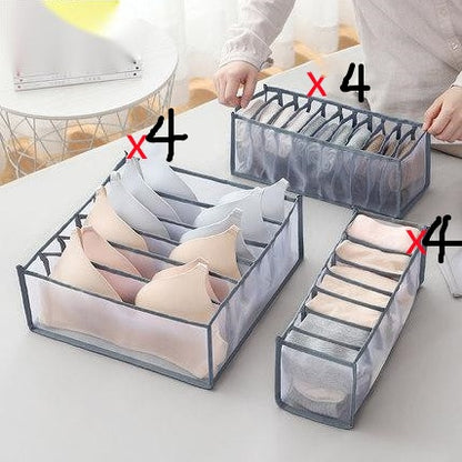 Non‑Woven Underwear Storage Box – Foldable Drawer Organizer for Bras, Socks & Underwear