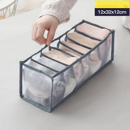 Non‑Woven Underwear Storage Box – Foldable Drawer Organizer for Bras, Socks & Underwear