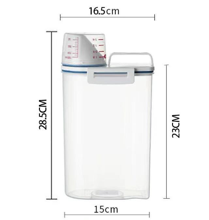 Grain Storage Container with Cup