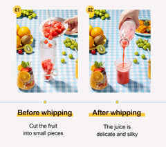 Portable USB Juice Blender – 350ml Mini Smoothie Maker