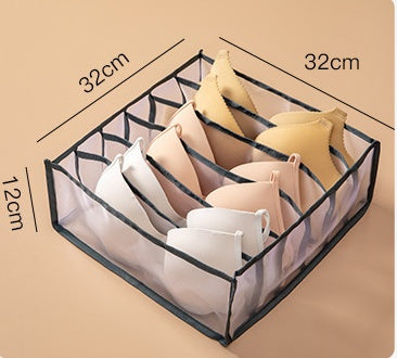 Non‑Woven Underwear Storage Box – Foldable Drawer Organizer for Bras, Socks & Underwear