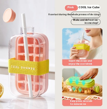 Instant Cooling Cup – Portable One-Click Ice Maker Bottle