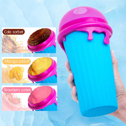 Quick-Freeze Slushy Maker Cup – 500ml Portable Ice Cream & Smoothie Cup
