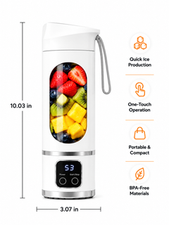 Portable Smoothie Blender Bottle