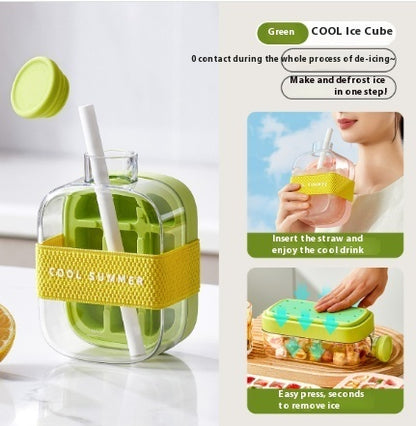 Instant Cooling Cup – Portable One-Click Ice Maker Bottle
