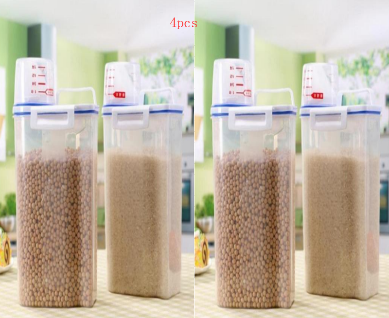 Grain Storage Container with Cup