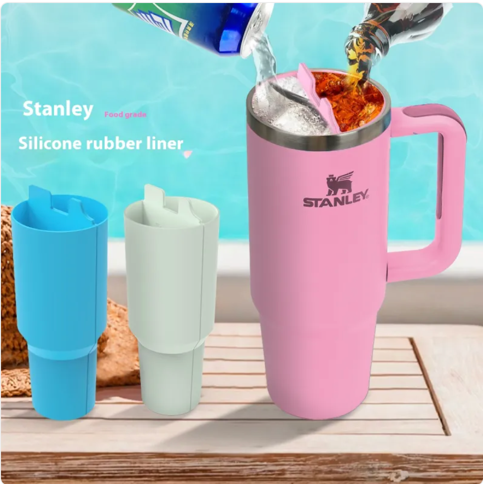 40oz Vacuum Insulated Silicone Liner Cup