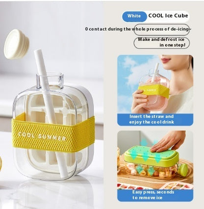 Instant Cooling Cup – Portable One-Click Ice Maker Bottle