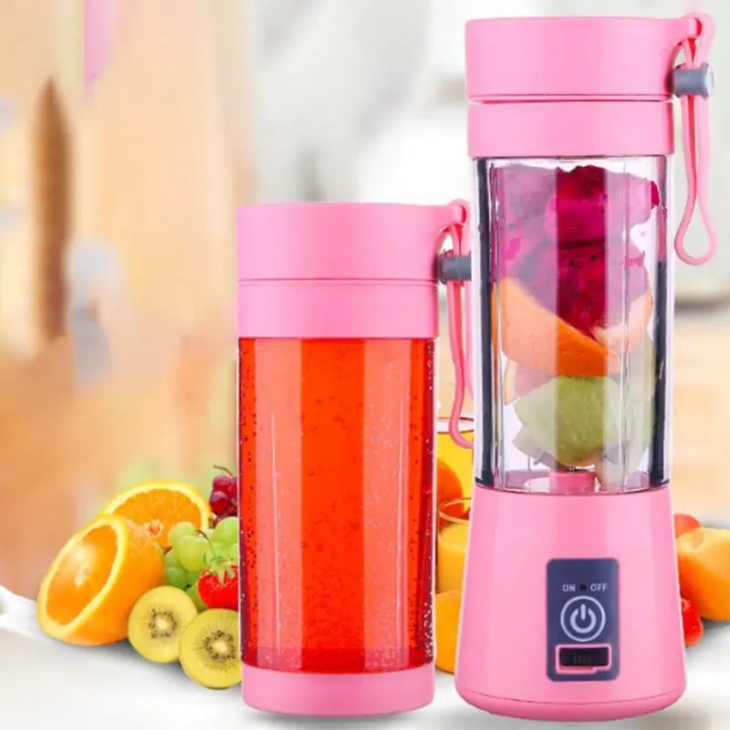 Portable USB Rechargeable Blender Cup 380ml for Smoothies & Travel