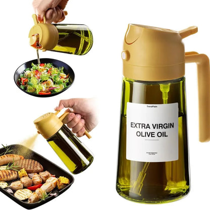 2-in-1 Cooking Oil Spray Bottle