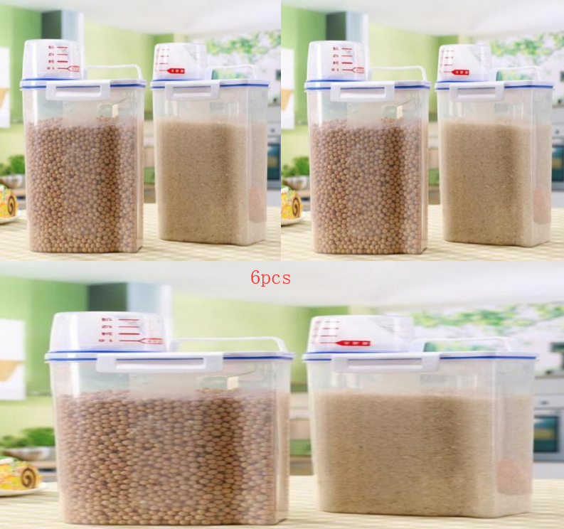 Grain Storage Container with Cup