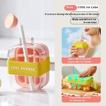 Instant Cooling Cup – Portable One-Click Ice Maker Bottle