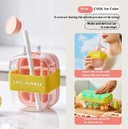 Instant Cooling Cup – Portable One-Click Ice Maker Bottle