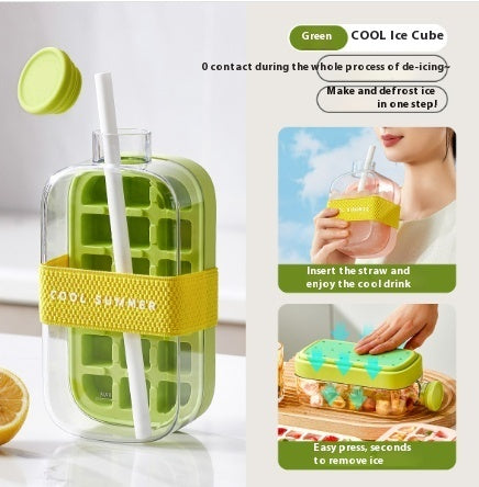 Instant Cooling Cup – Portable One-Click Ice Maker Bottle