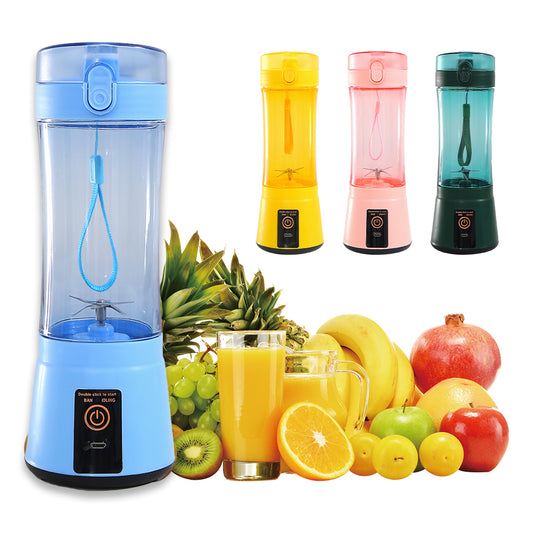 Portable Electric Fruit Juicer – USB Rechargeable Mini Smoothie Blender