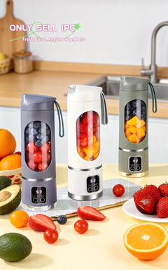 Portable Smoothie Blender Bottle