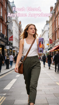 Portable Smoothie Blender Bottle