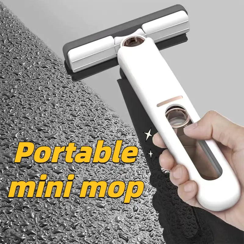 Portable Self-Squeeze Mini Mop – Effortless Home Cleaning
