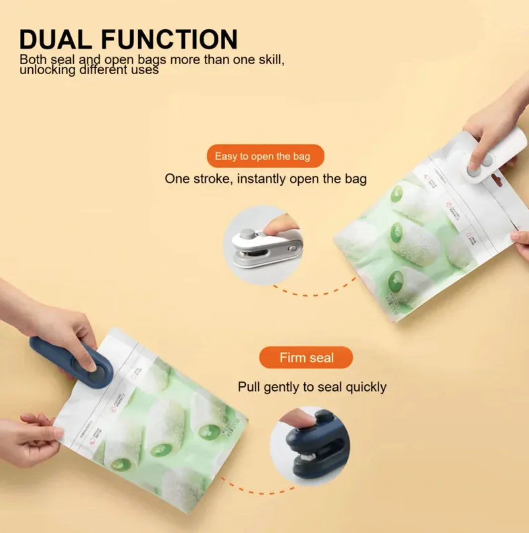 Mini Heat Bag Sealer – Portable Food Fresh Saver