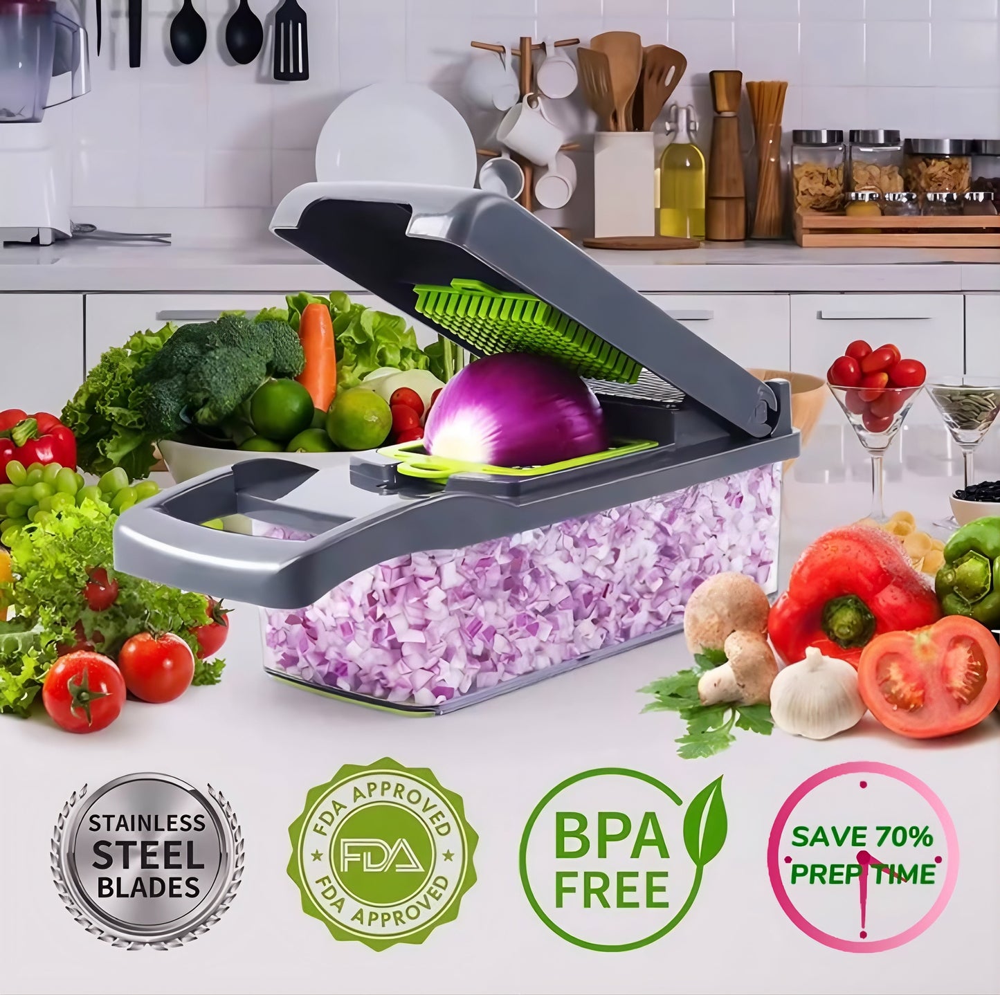 16-in-1 Multifunctional Vegetable Chopper🥕🔪