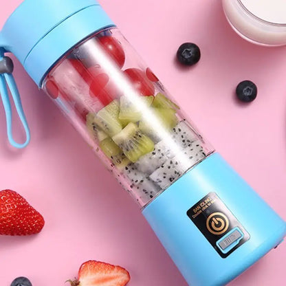 Portable USB Rechargeable Blender Cup 380ml for Smoothies & Travel
