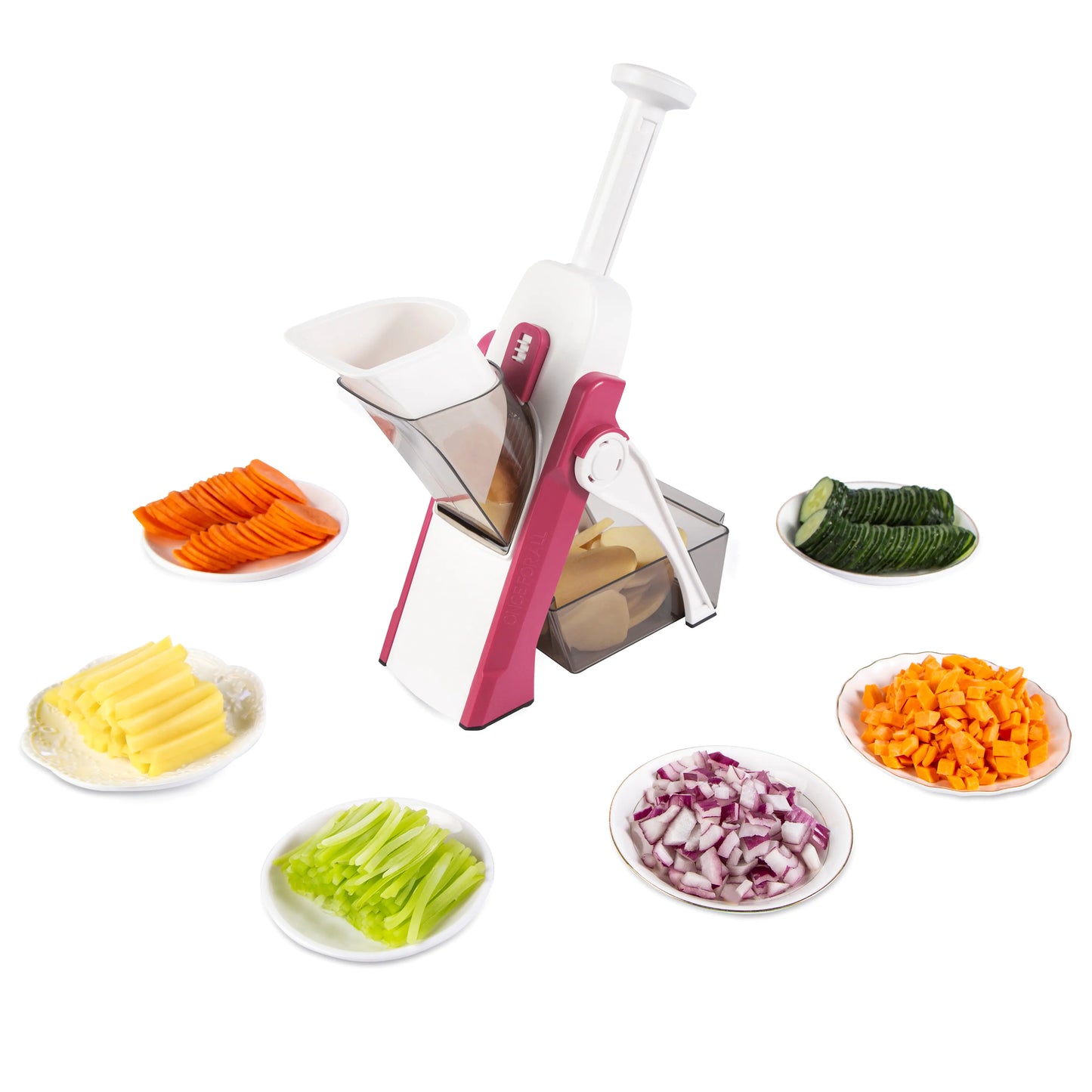 Multifunctional Plastic Vegetable & Lemon Slicer for Everyday Kitchen Use