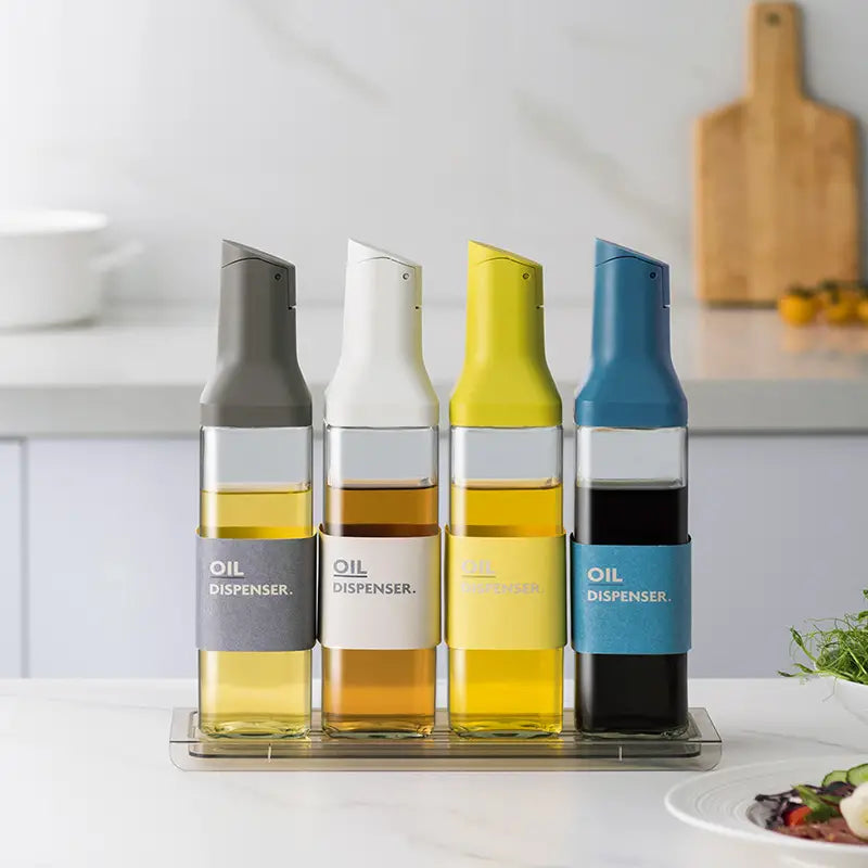 Glass Oil Dispenser Bottle – Spill Free