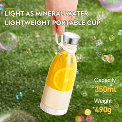 Portable USB Juice Blender – 350ml Mini Smoothie Maker