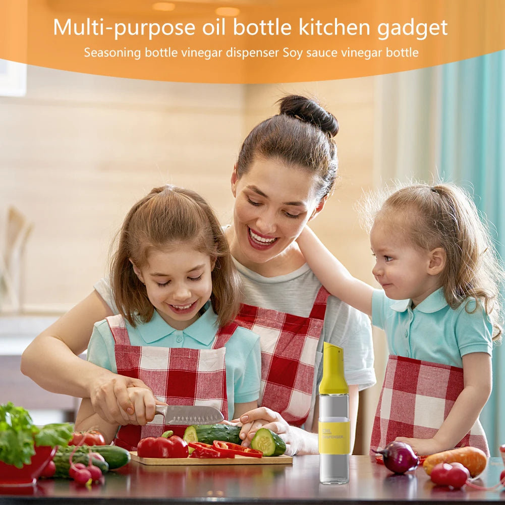 Glass Oil Dispenser Bottle – Spill Free