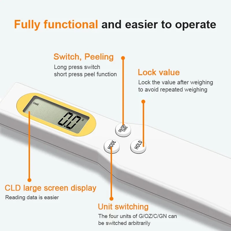Mini Digital Kitchen Spoon Scale