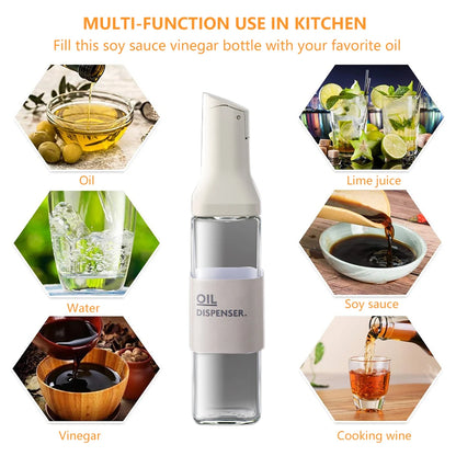 Glass Oil Dispenser Bottle – Spill Free