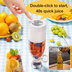 Portable USB Juice Blender – 350ml Mini Smoothie Maker