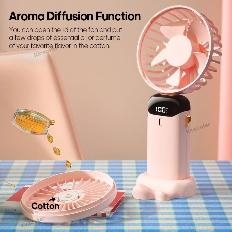 USB Rechargeable Portable Neck Fan