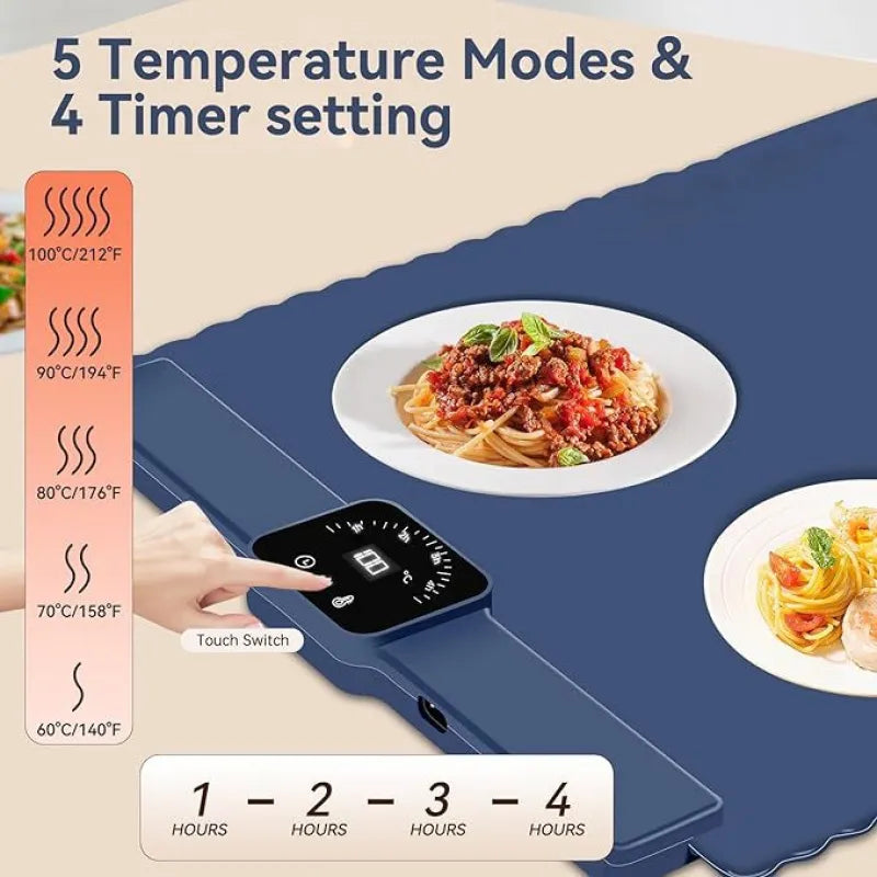 Folding Warm Vegetable Board – Heat Insulation for Dining Table