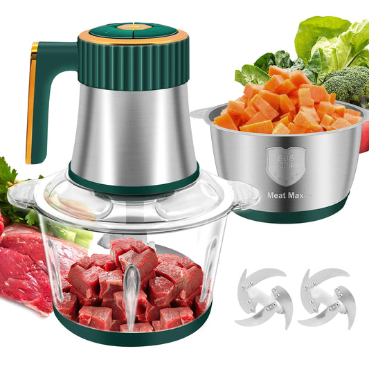 300W Electric Meat Grinder (2 Bowls)