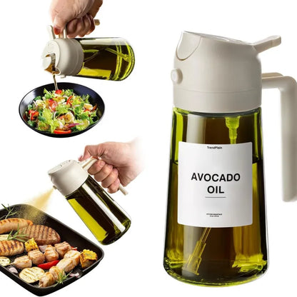 2-in-1 Cooking Oil Spray Bottle