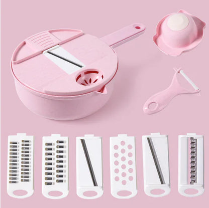 Upgraded Round Kitchen Vegetable Cutter - Multi-Functional