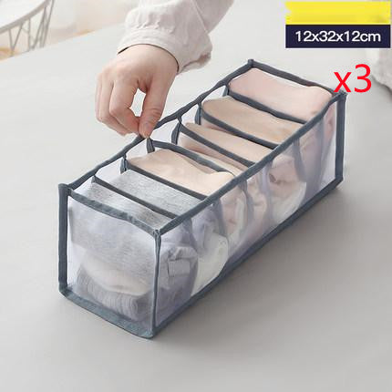 Non‑Woven Underwear Storage Box – Foldable Drawer Organizer for Bras, Socks & Underwear