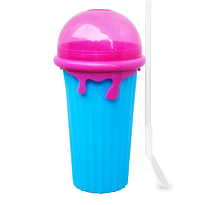 Quick-Freeze Slushy Maker Cup – 500ml Portable Ice Cream & Smoothie Cup