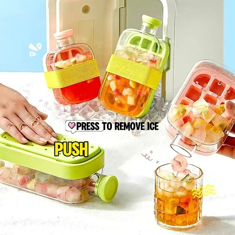 Instant Cooling Cup – Portable One-Click Ice Maker Bottle