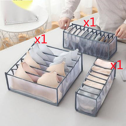 Non‑Woven Underwear Storage Box – Foldable Drawer Organizer for Bras, Socks & Underwear
