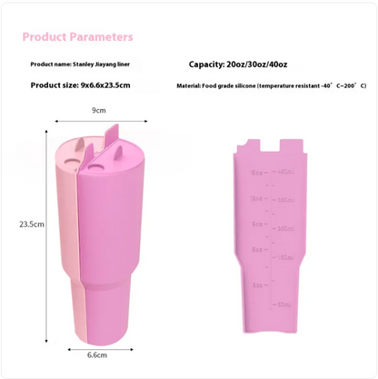 40oz Vacuum Insulated Silicone Liner Cup