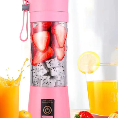 Portable USB Rechargeable Blender Cup 380ml for Smoothies & Travel